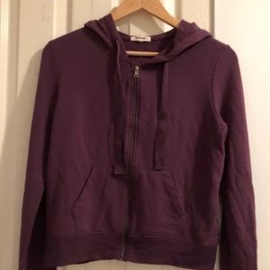 Garage Purple Zip up Hoodie